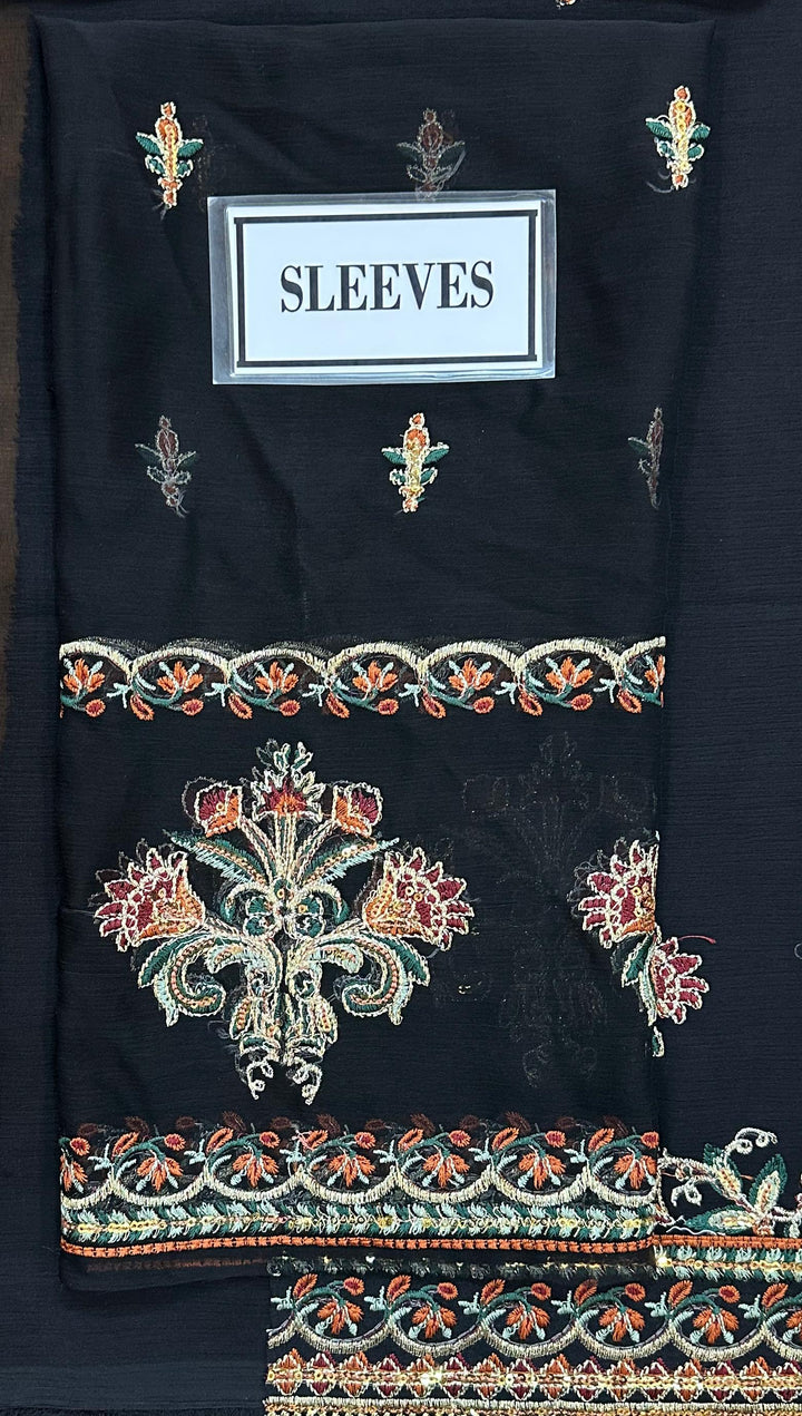 Maria B Chiffon Suit-Replica Suits-Replica Zone