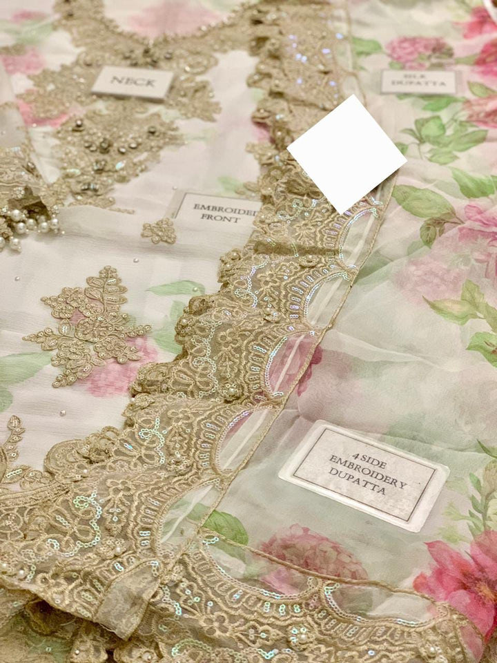 Maria B Chiffon Suit-Replica Suits-Replica Zone