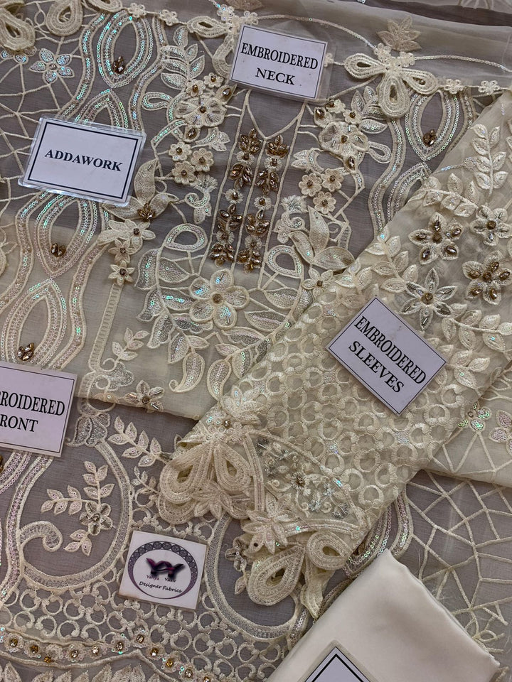 Maria B Chiffon Suit-Replica Suits-Replica Zone