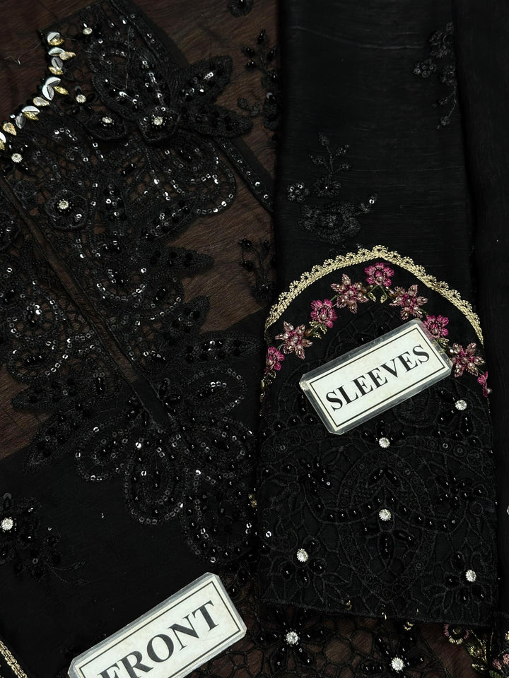 Maria B Chiffon Suit-Replica Suits-Replica Zone