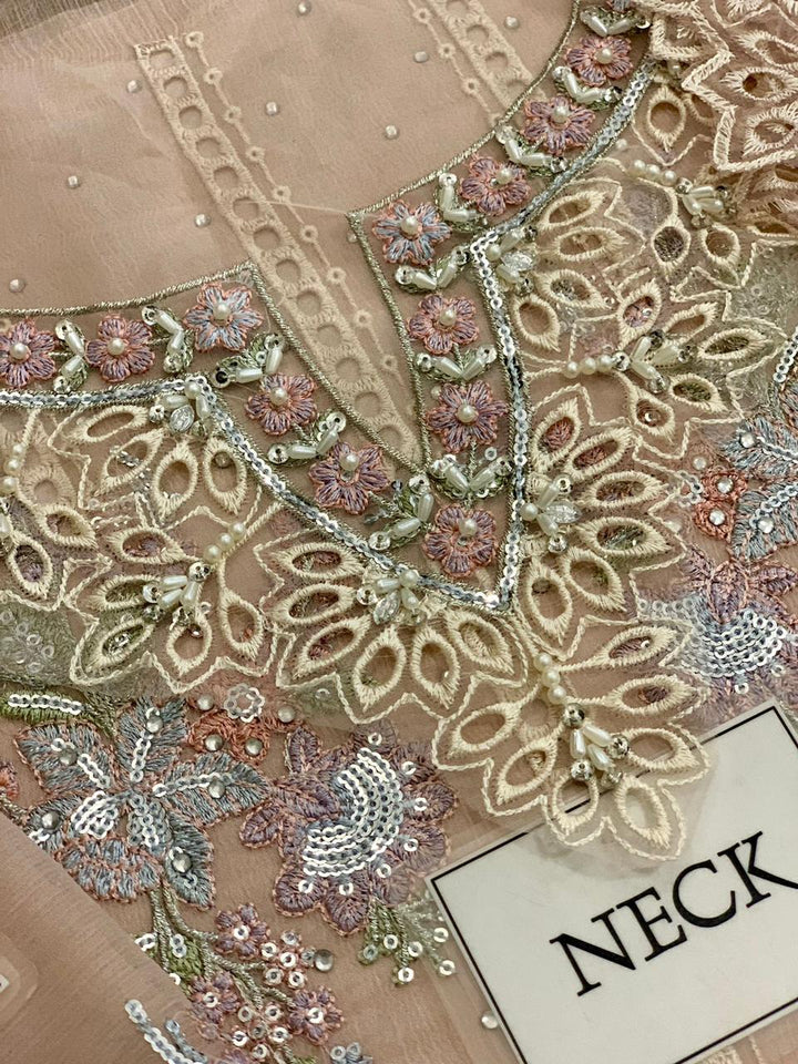 Maria B Chiffon Suit-Replica Suits-Replica Zone