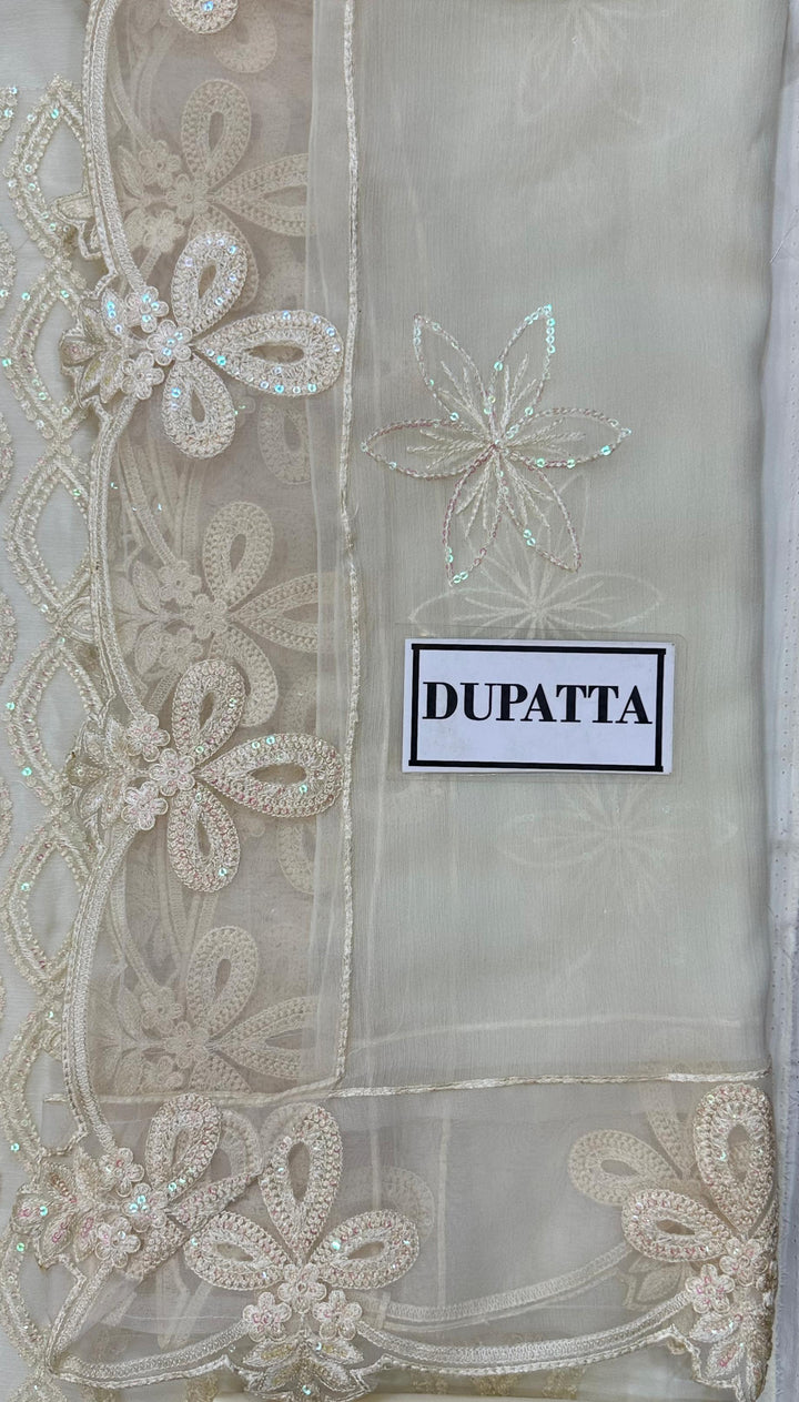 Maria B Chiffon Suit-Replica Suits-Replica Zone