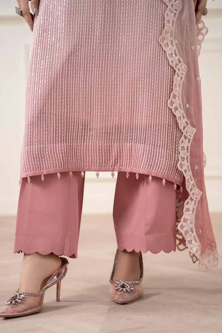 Maria B Chiffon Suit-Replica Suits-Replica Zone