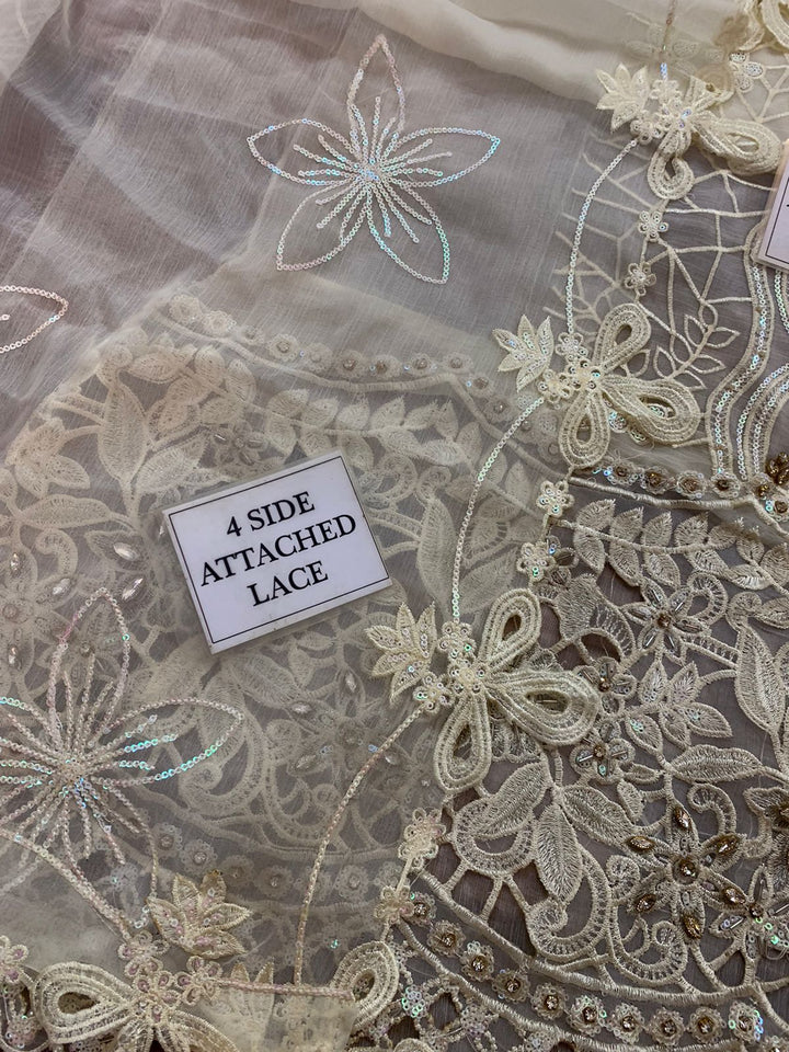 Maria B Chiffon Suit-Replica Suits-Replica Zone