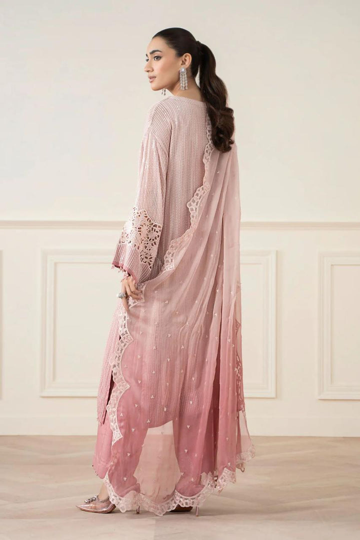 Maria B Chiffon Suit-Replica Suits-Replica Zone