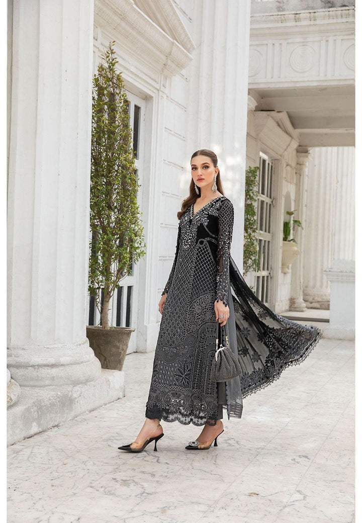 Maria B Chiffon Suit-Replica Suits-Replica Zone