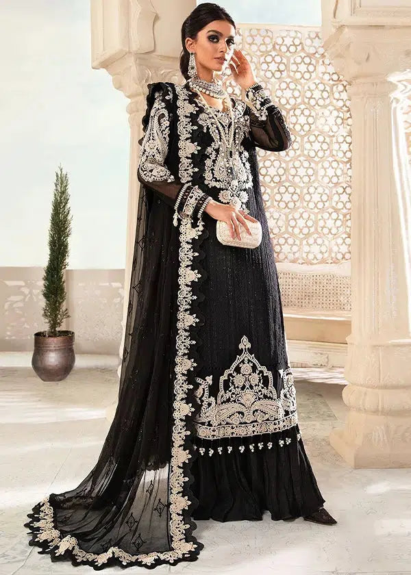 Maria B Chiffon Suit-Replica Suits-Replica Zone