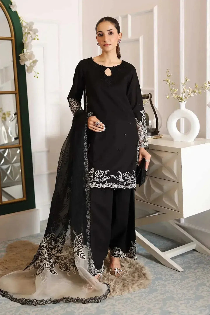 Maria B Chiffon Suit-Replica Suits-Replica Zone
