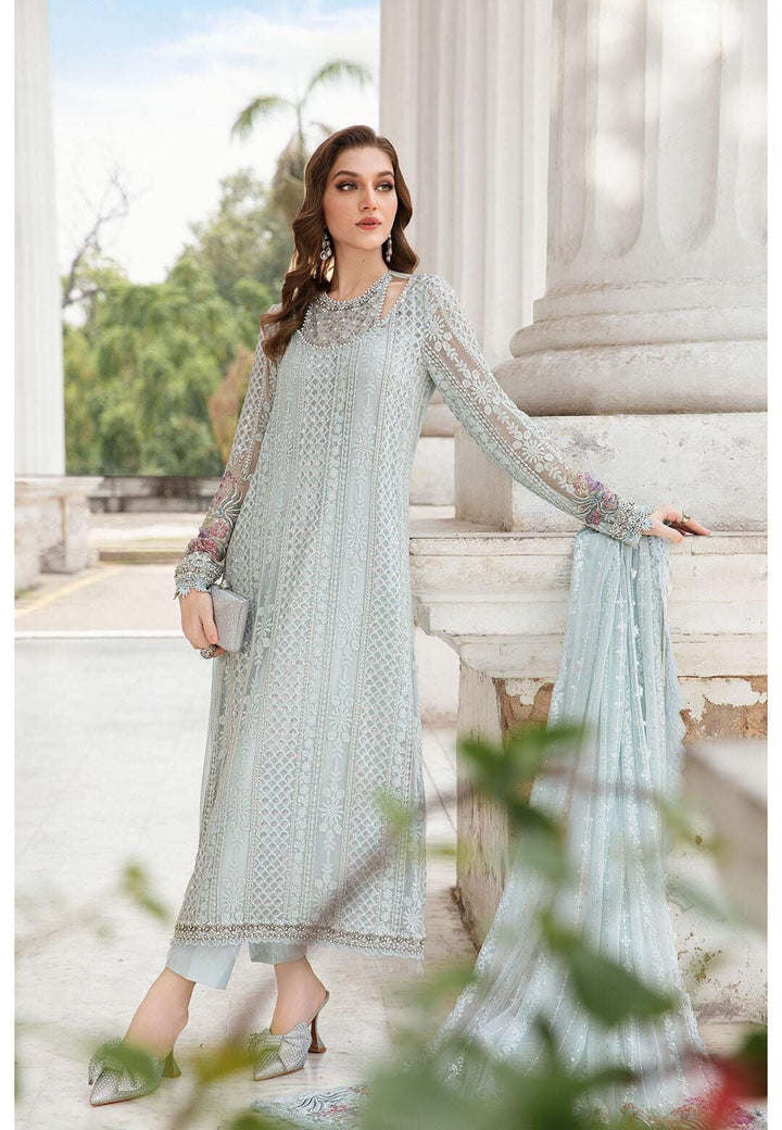 Maria B Chiffon Suit-Replica Suits-Replica Zone