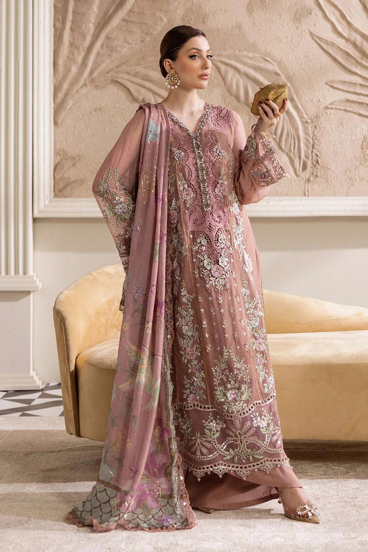 Maria B Chiffon Suit-Replica Suits-Replica Zone