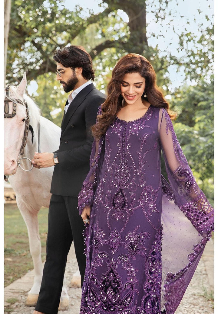 Maria B Chiffon Suit-Replica Suits-Replica Zone
