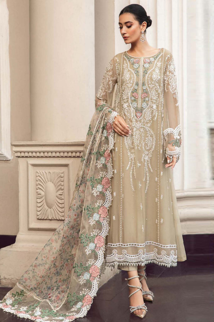 Maria B Chiffon Suit-Replica Suits-Replica Zone