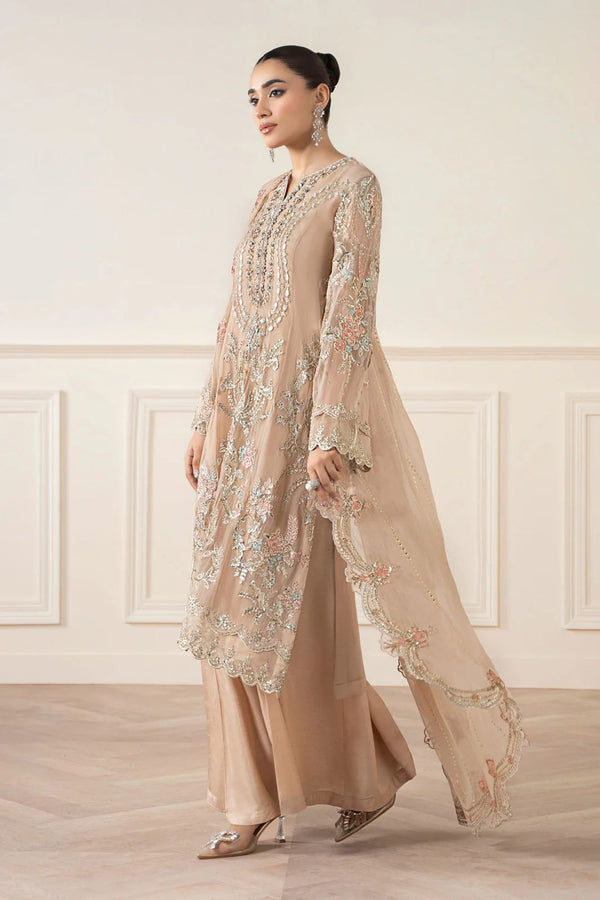 Maria B Chiffon Suit-Replica Suits-Replica Zone