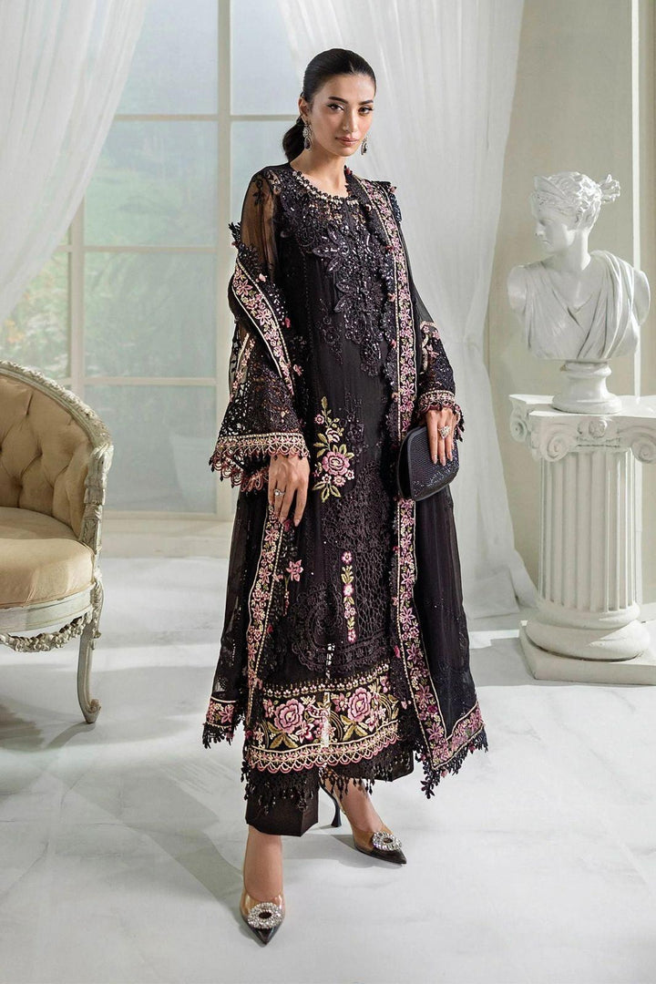 Maria B Chiffon Suit-Replica Suits-Replica Zone