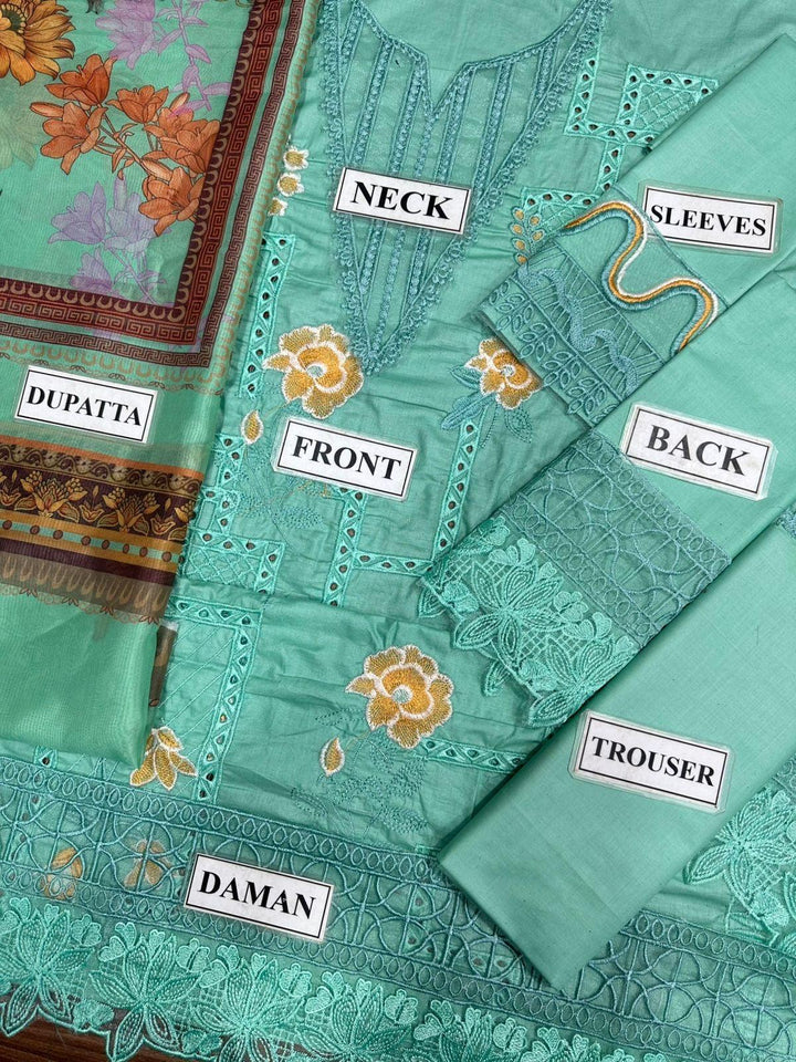 Maria B Cotton Suit-Cotton Suits-Replica Zone