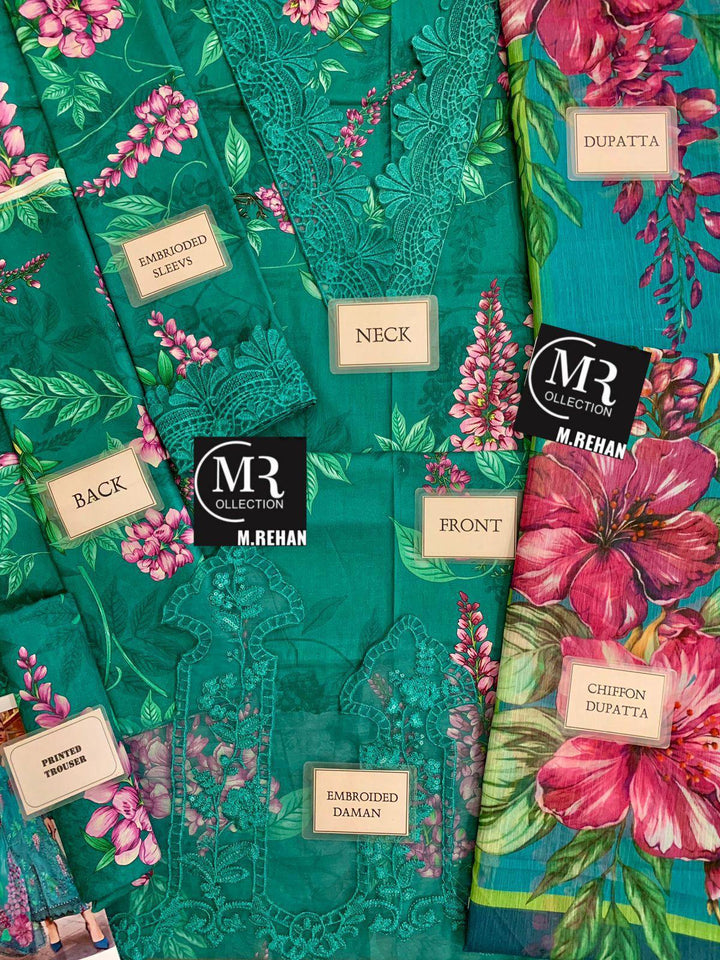 Maria B Cotton Suit-Cotton Suits-Replica Zone