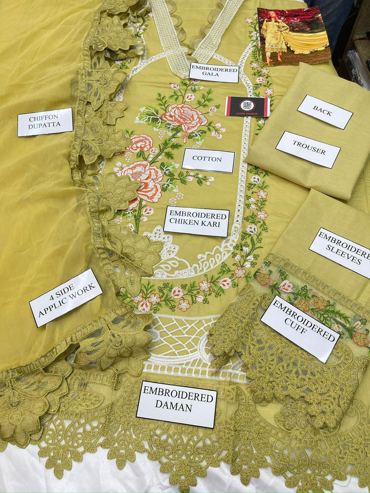 Maria B Cotton Suit-Cotton Suits-Replica Zone