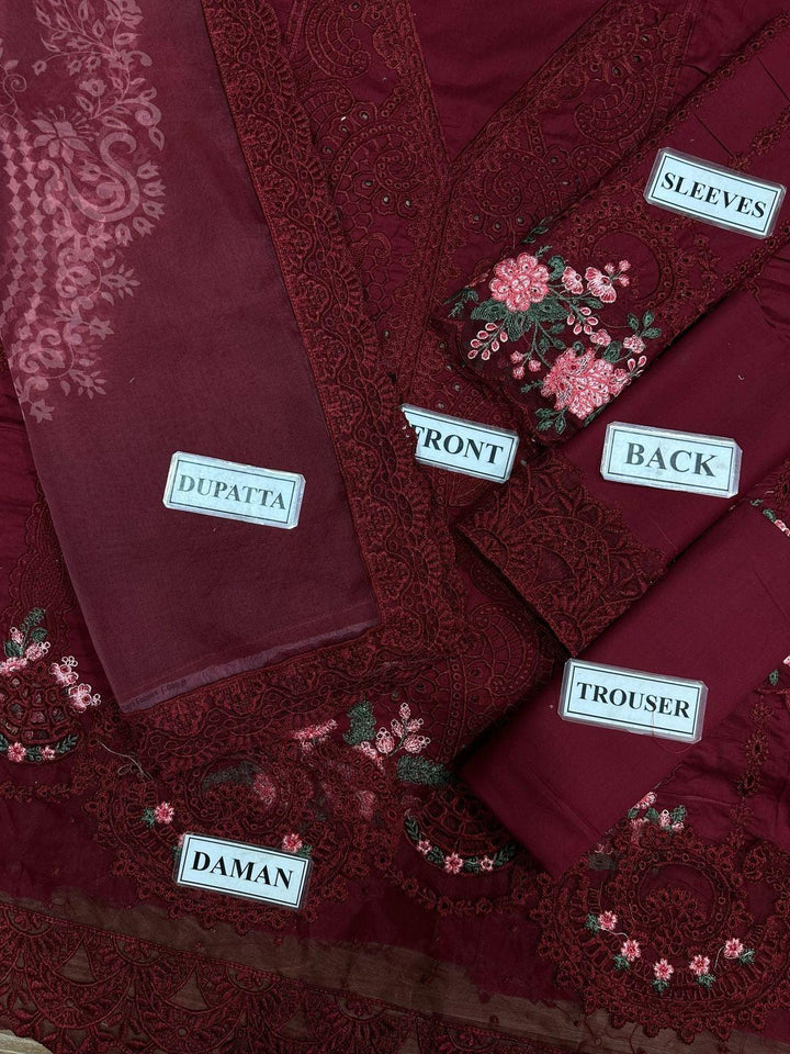 Maria B Cotton Suit-Cotton Suits-Replica Zone