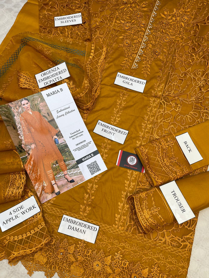 Maria B Cotton Suit-Cotton Suits-Replica Zone