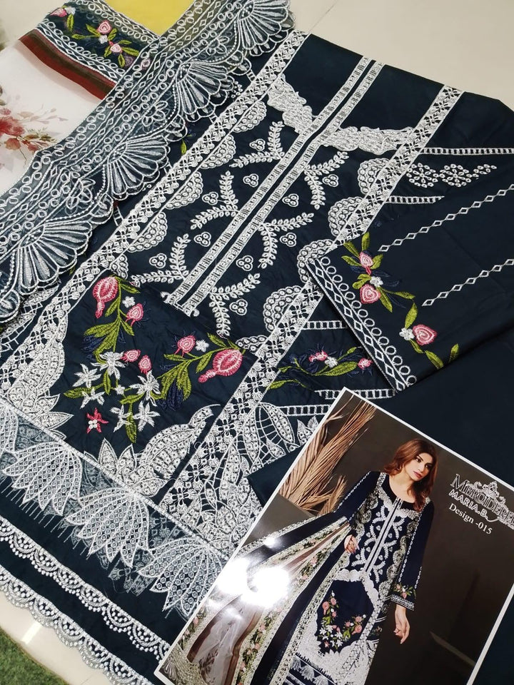 Maria B Cotton Suit-Cotton Suits-Replica Zone