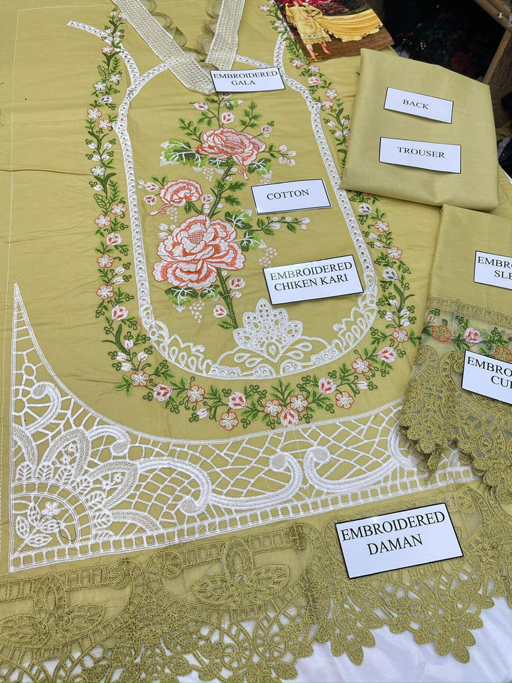 Maria B Cotton Suit-Cotton Suits-Replica Zone