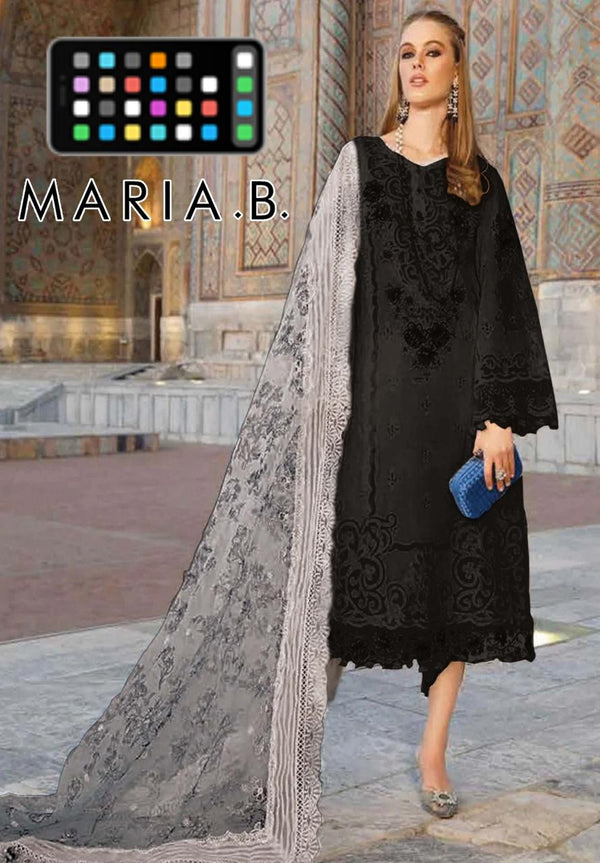 Maria B Cotton Suit-Cotton Suits-Replica Zone