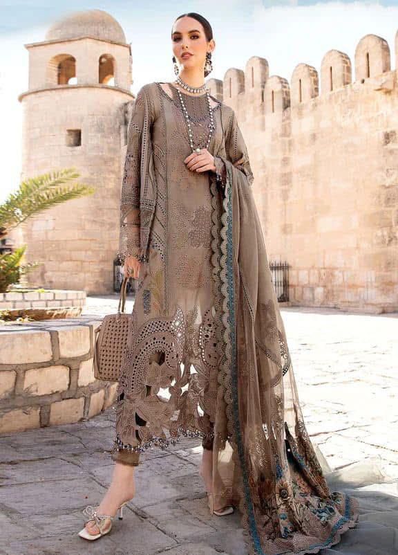 Maria B Cotton Suit-Cotton Suits-Replica Zone