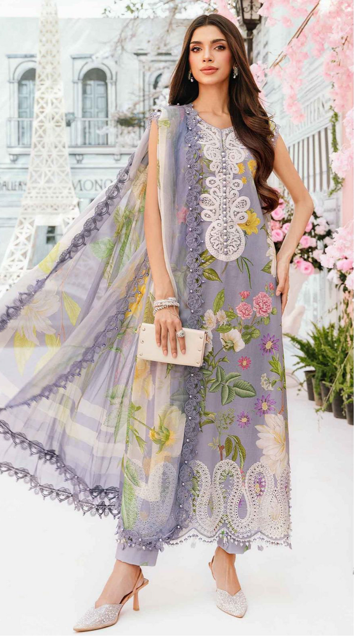 Maria B Lawn Suit-Lawn Suits-Replica Zone