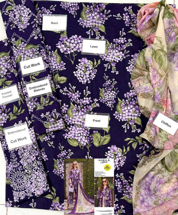 Maria B Lawn Suit-Lawn Suits-Replica Zone