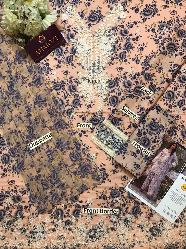 Maria B Lawn Suit-Lawn Suits-Replica Zone