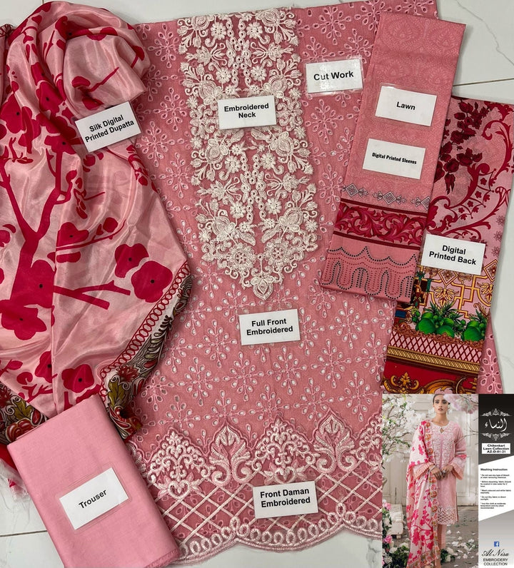 Maria B Lawn Suit-Lawn Suits-Replica Zone