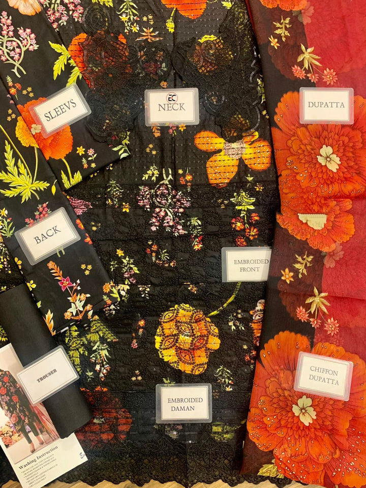 Maria B Lawn Suit-Lawn Suits-Replica Zone