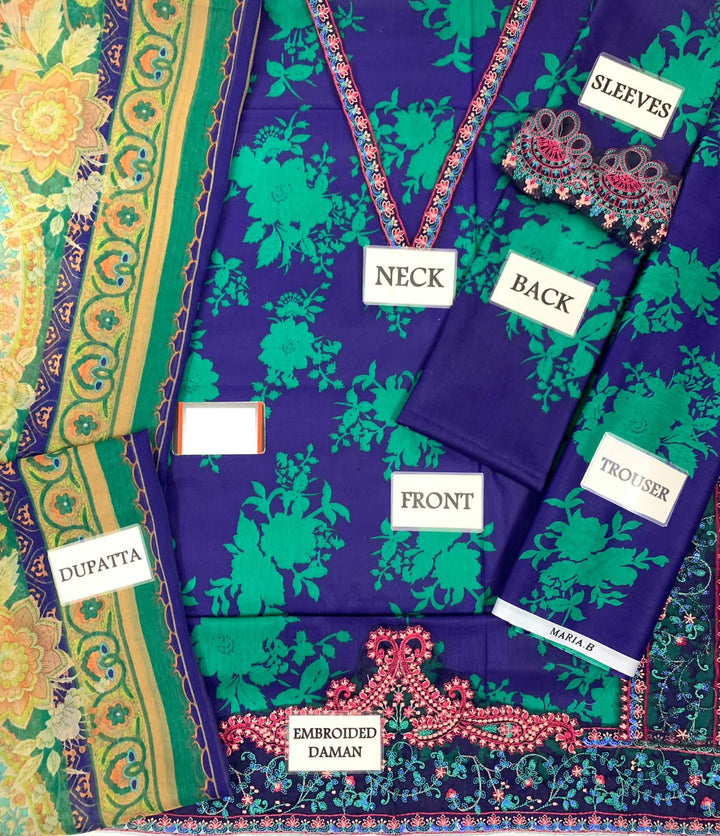 Maria B Lawn Suit-Lawn Suits-Replica Zone