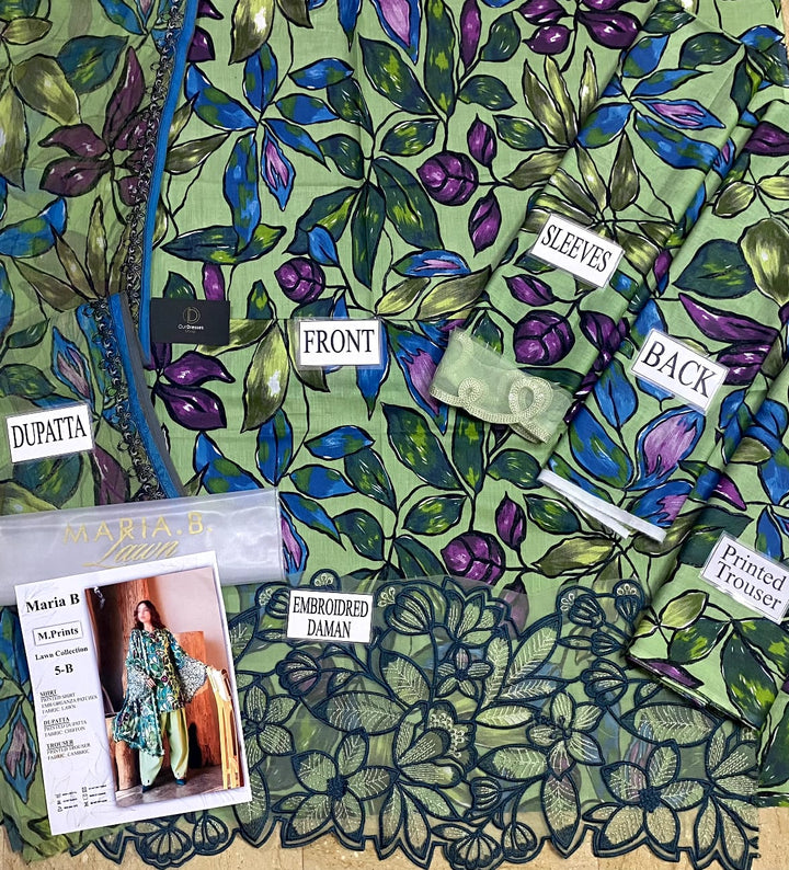 Maria B Lawn Suit-Lawn Suits-Replica Zone