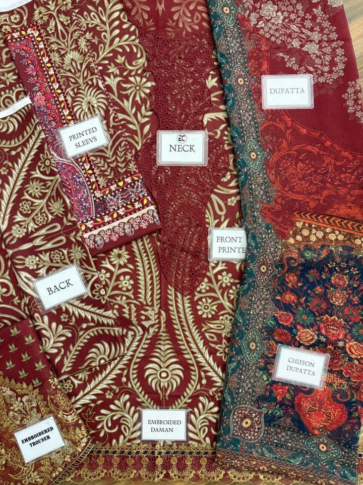 Maria B Lawn Suit-Lawn Suits-Replica Zone