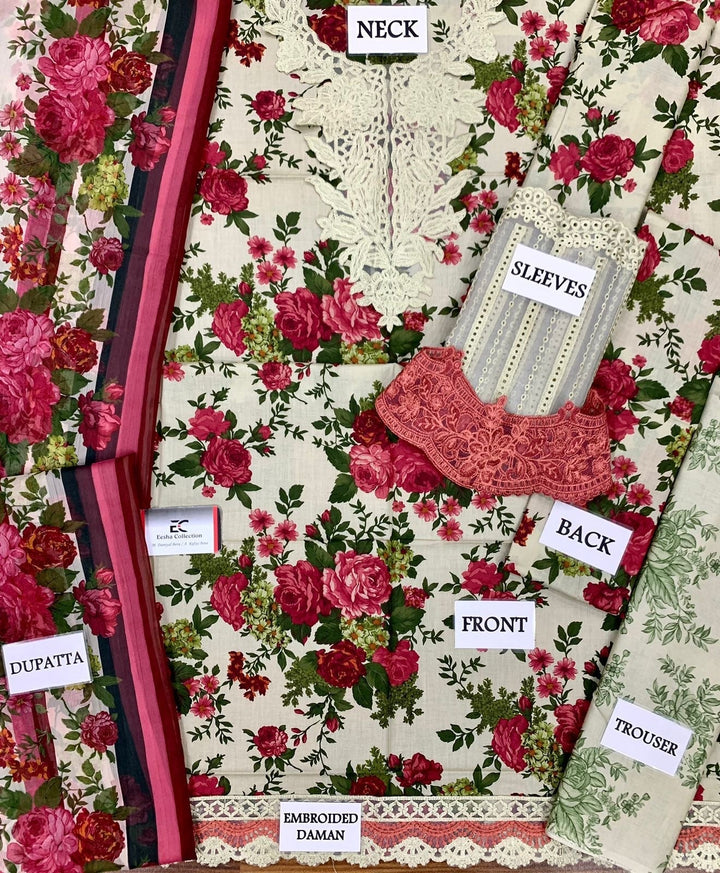 Maria B Lawn Suit-Lawn Suits-Replica Zone