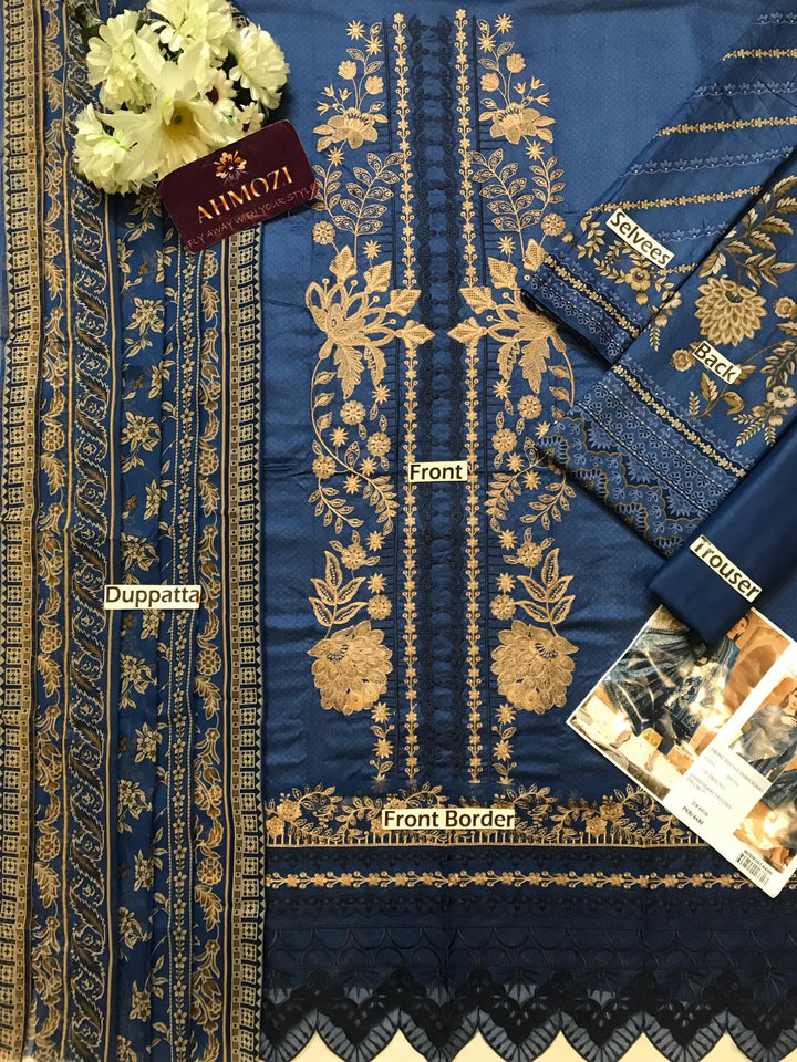 Maria B Lawn Suit-Lawn Suits-Replica Zone