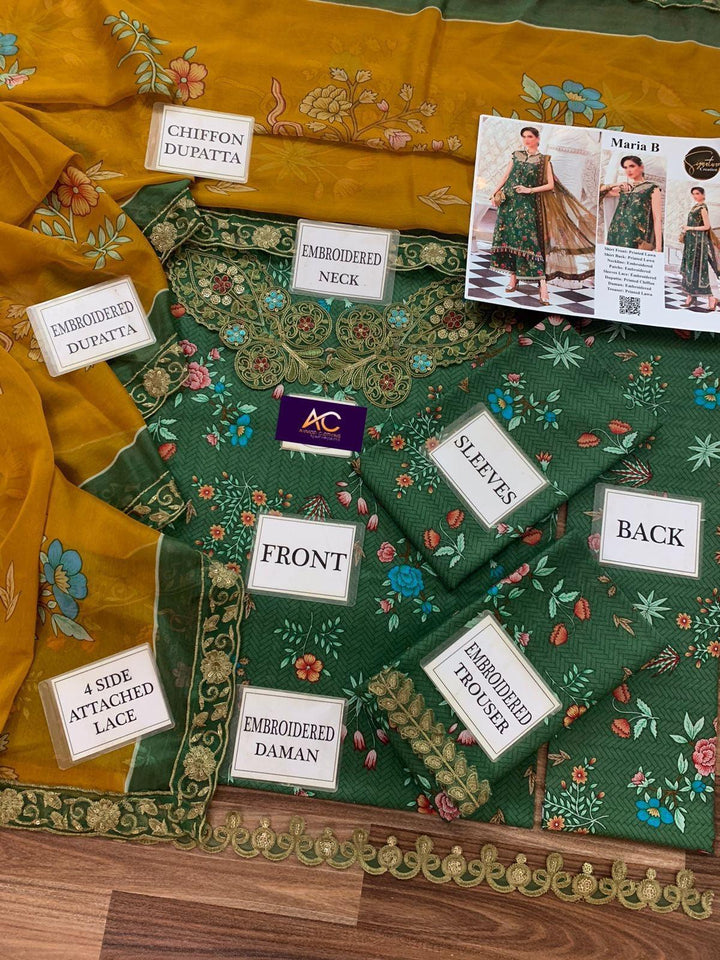 Maria B Lawn Suit-Lawn Suits-Replica Zone