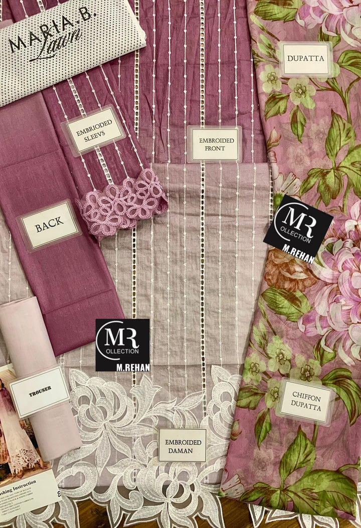 Maria B Lawn Suit-Lawn Suits-Replica Zone