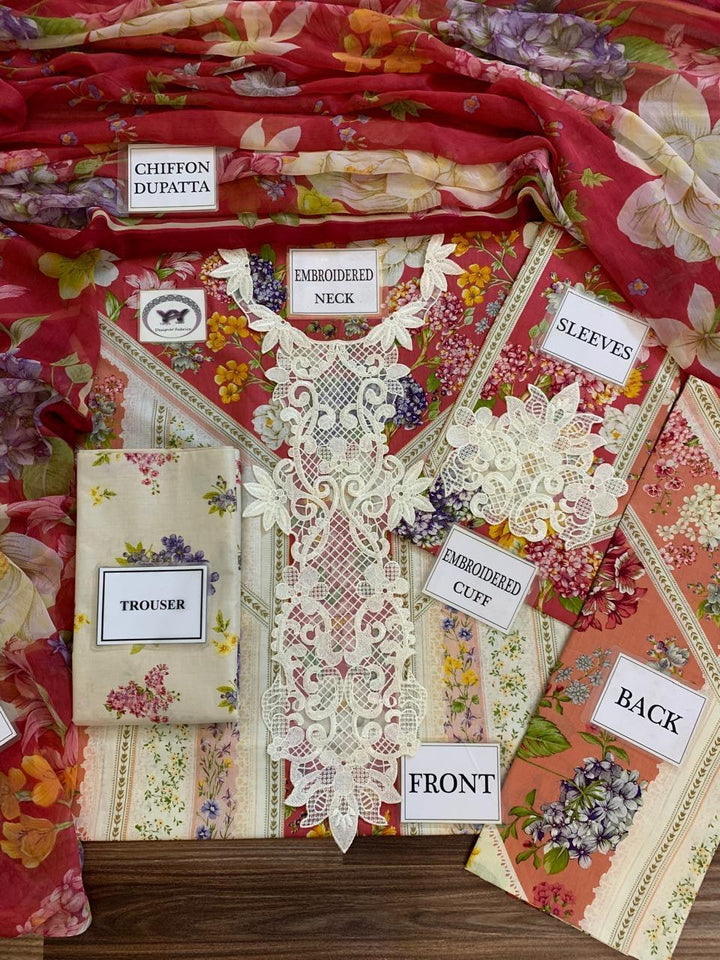 Maria B Lawn Suit-Lawn Suits-Replica Zone