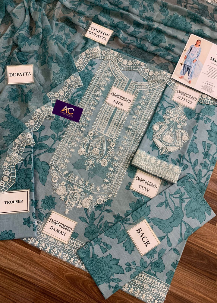 Maria B Lawn Suit-Lawn Suits-Replica Zone