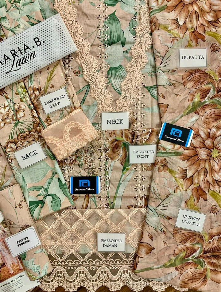 Maria B Lawn Suit-Lawn Suits-Replica Zone