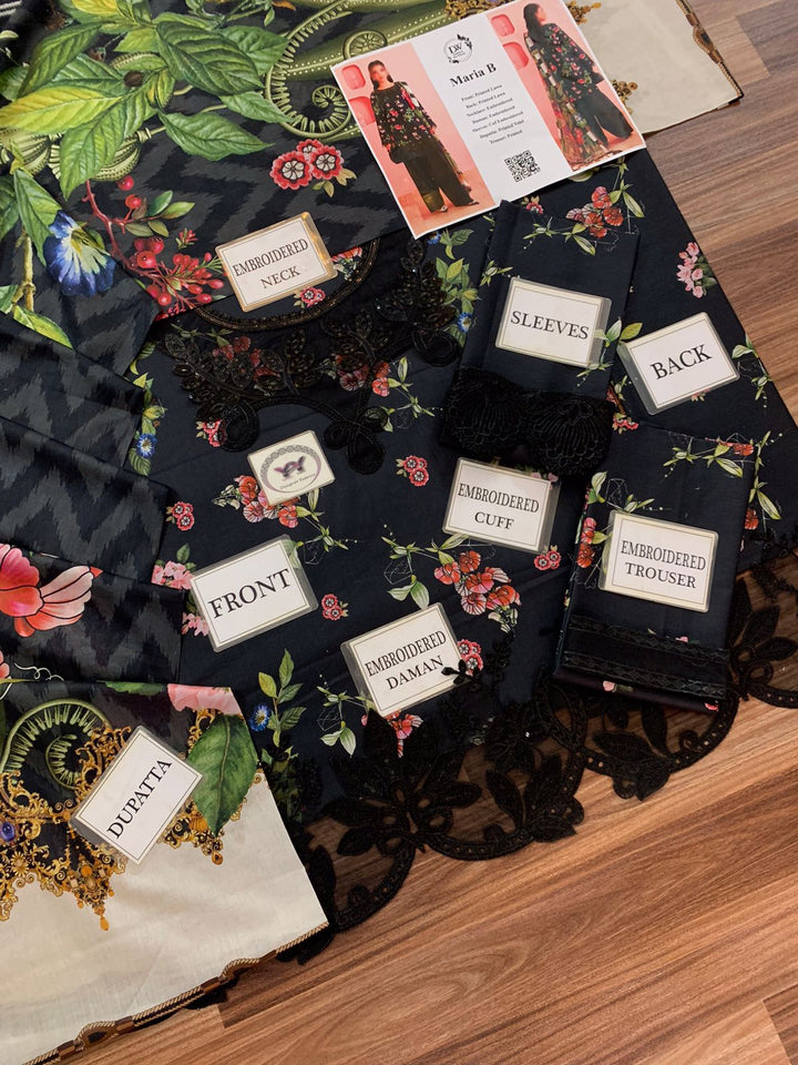Maria B Lawn Suit-Lawn Suits-Replica Zone