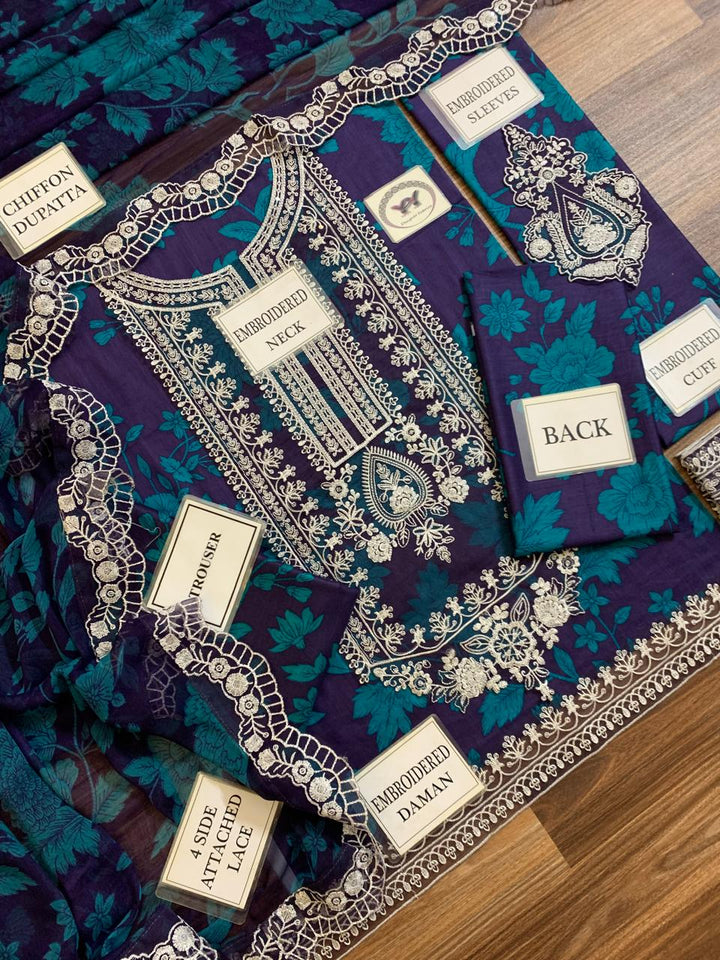 Maria B Lawn Suit-Lawn Suits-Replica Zone