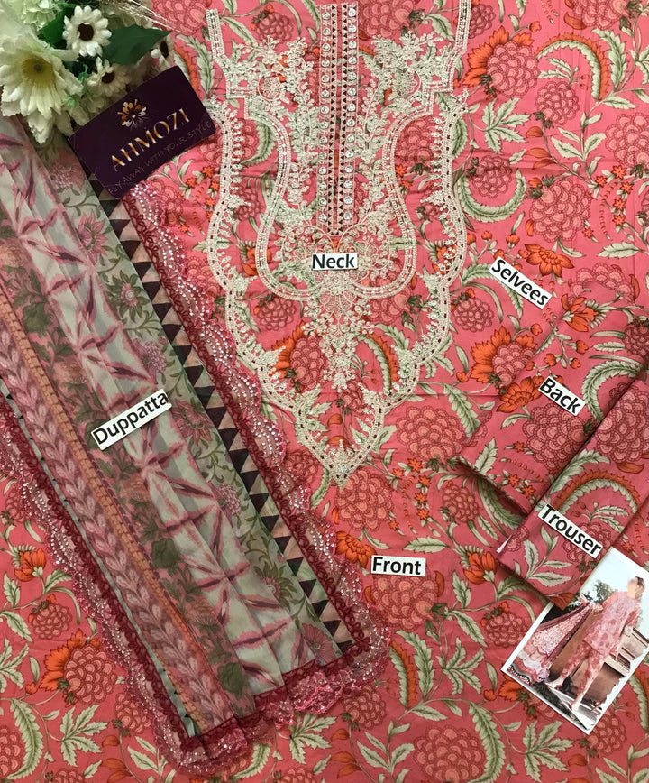 Maria B Lawn Suit-Lawn Suits-Replica Zone