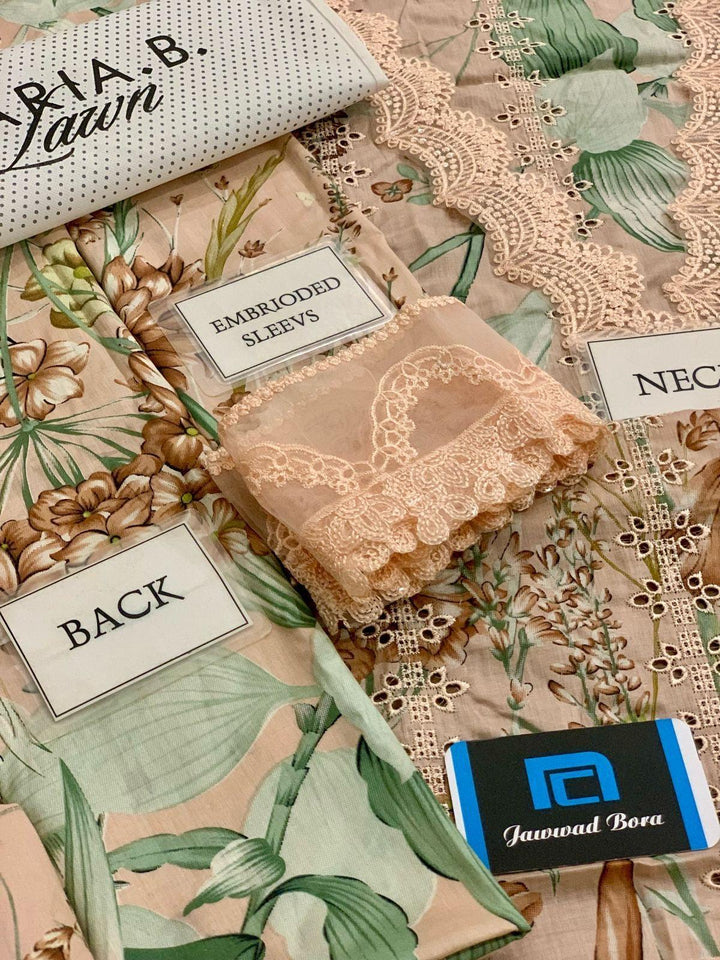 Maria B Lawn Suit-Lawn Suits-Replica Zone