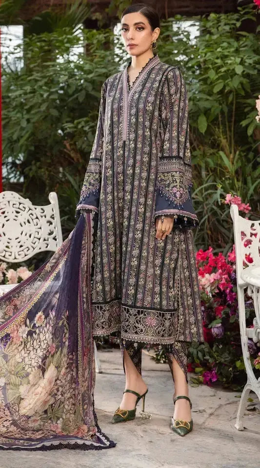 Maria B Lawn Suit-Lawn Suits-Replica Zone