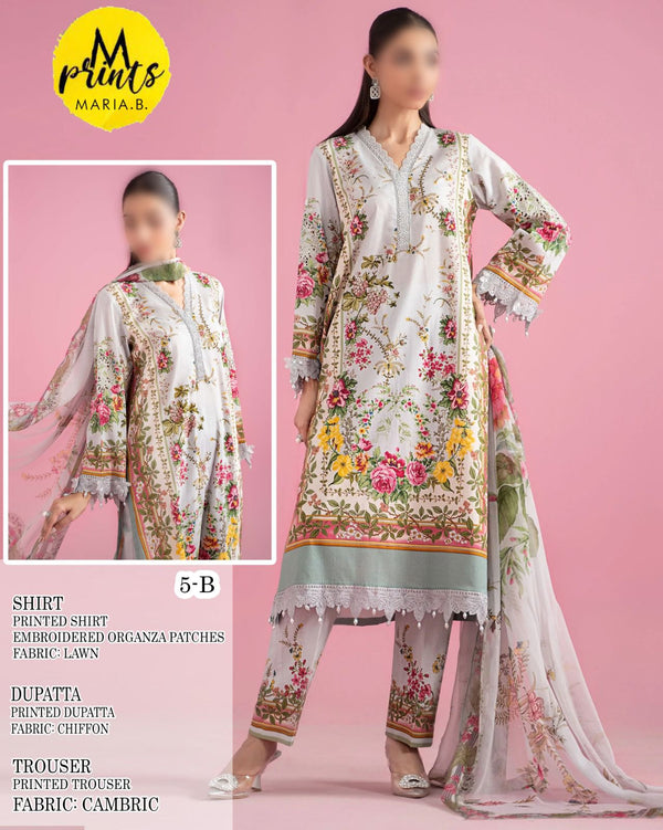 Maria B Lawn Suit-Lawn Suits-Replica Zone