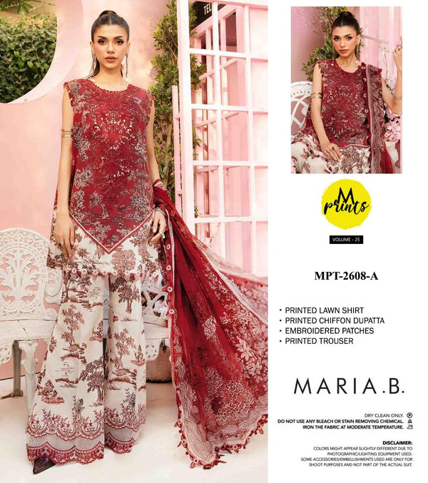 Maria B Lawn Suit-Lawn Suits-Replica Zone