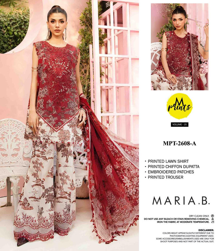 Maria B Lawn Suit-Lawn Suits-Replica Zone